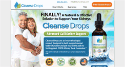 Desktop Screenshot of cleansedrops.com